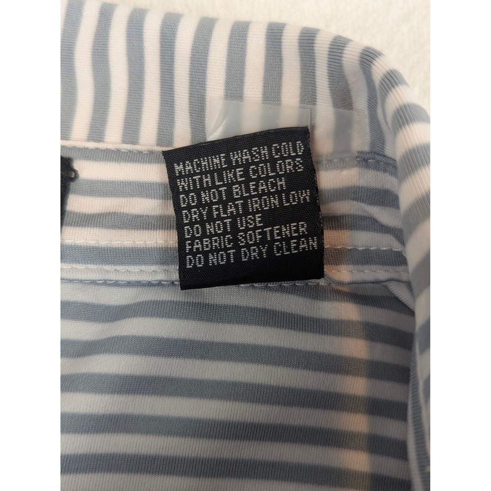 Byron Nelson Mens DriWay Striped Polo Shirt Heritage Harbour Golf Club Blue M - Picture 9 of 13